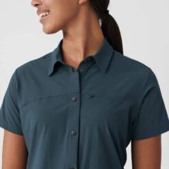 FJÄLLRÄVEN HIGH COAST LITE SHIRT SS W Damen - Outdoor Bluse -Outdoor Ausrüstungs Geschäft 5637911995 i high coast lite shirt ss w fjaellraeven 24 1