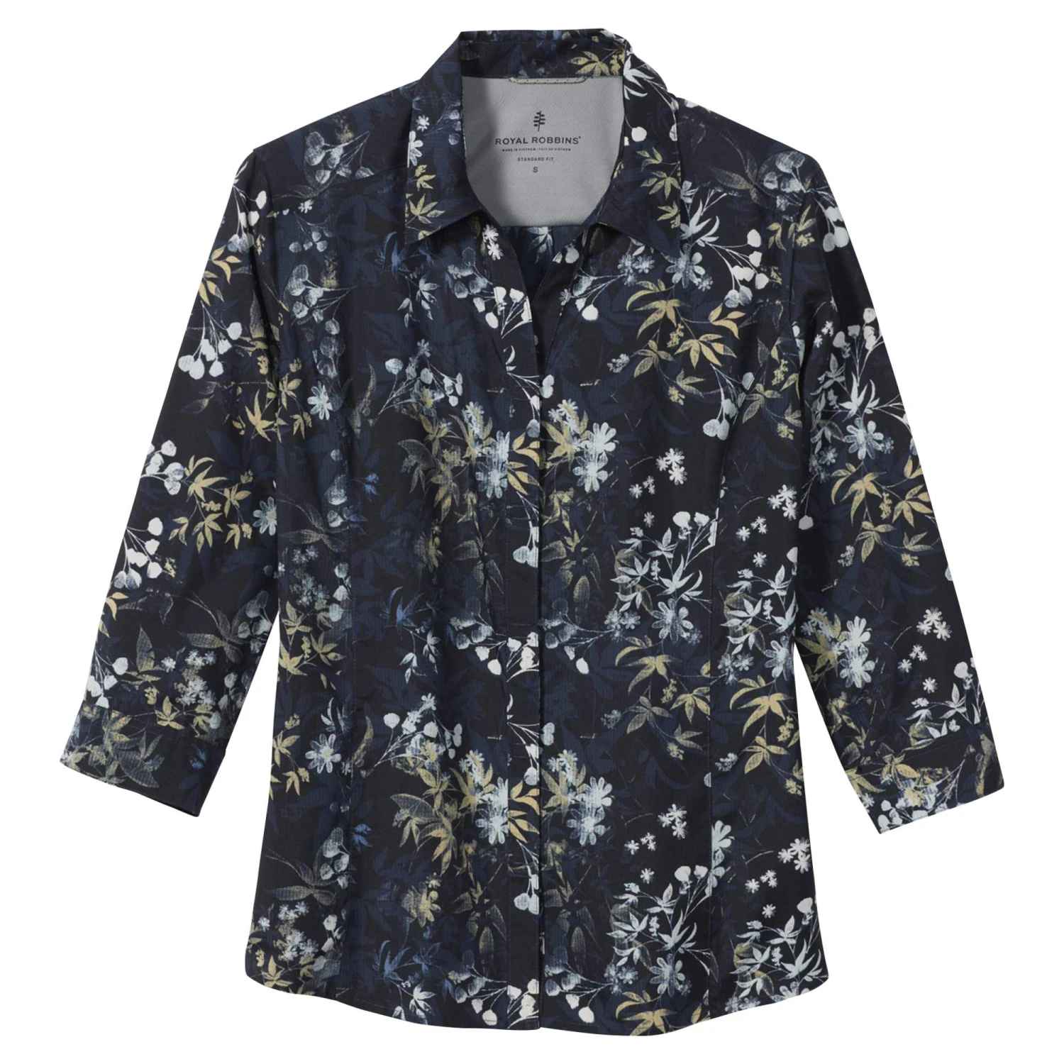 EXPEDITION II PRINT 3/4 SLEEVE Damen - Outdoor Bluse Royal Robbins EXPEDITION II PRINT 3/4 SLEEVE Damen - Outdoor Bluse -Outdoor Ausrüstungs Geschäft