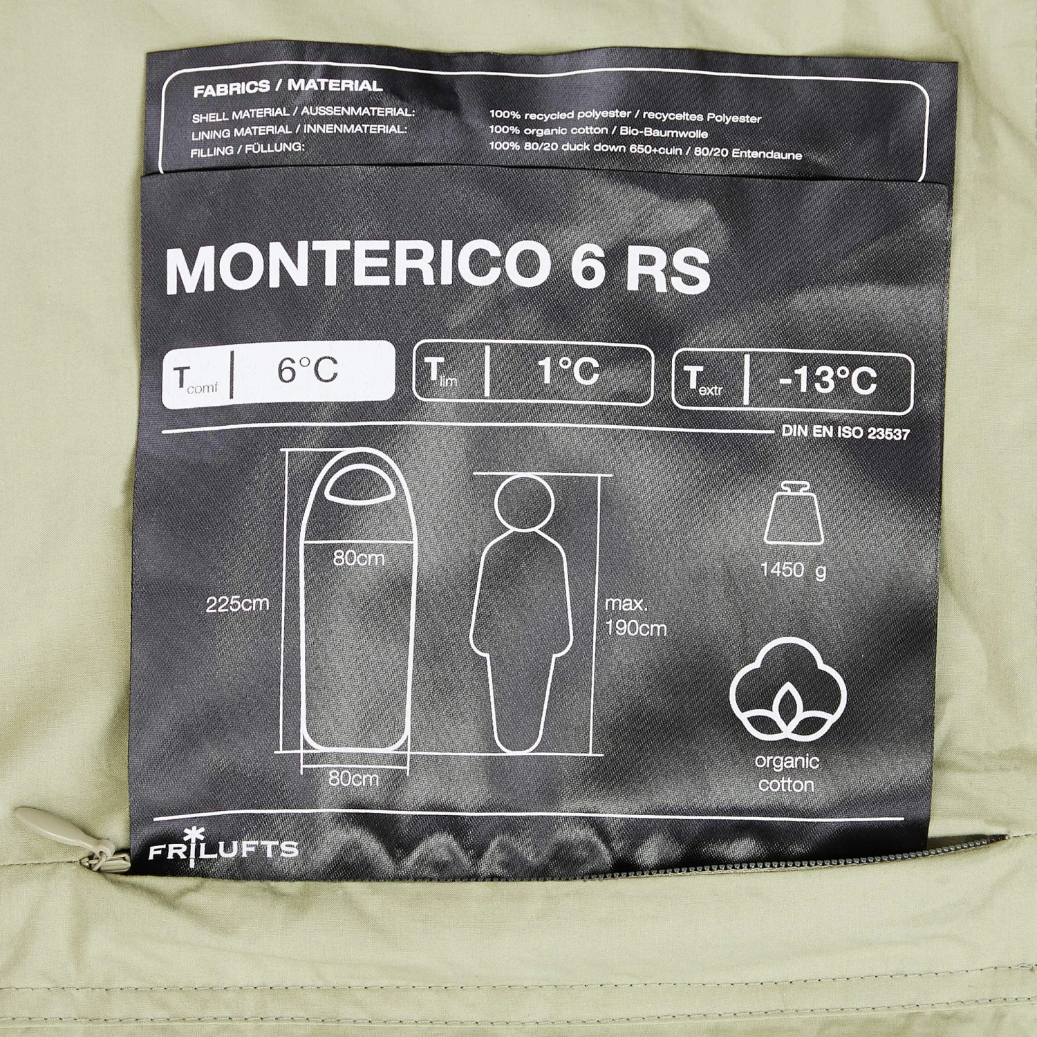 MONTERICO 6 RS - Deckenschlafsack FRILUFTS MONTERICO 6 RS - Deckenschlafsack -Outdoor Ausrüstungs Geschäft 5637998162 f monterico 6 rs frilufts 24 1
